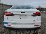 2019 Ford Fusion Se White vin: 3FA6P0LU7KR261722