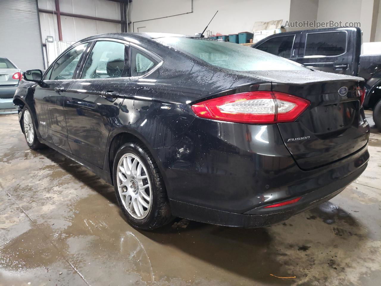 2013 Ford Fusion Se Hybrid Black vin: 3FA6P0LU8DR191053