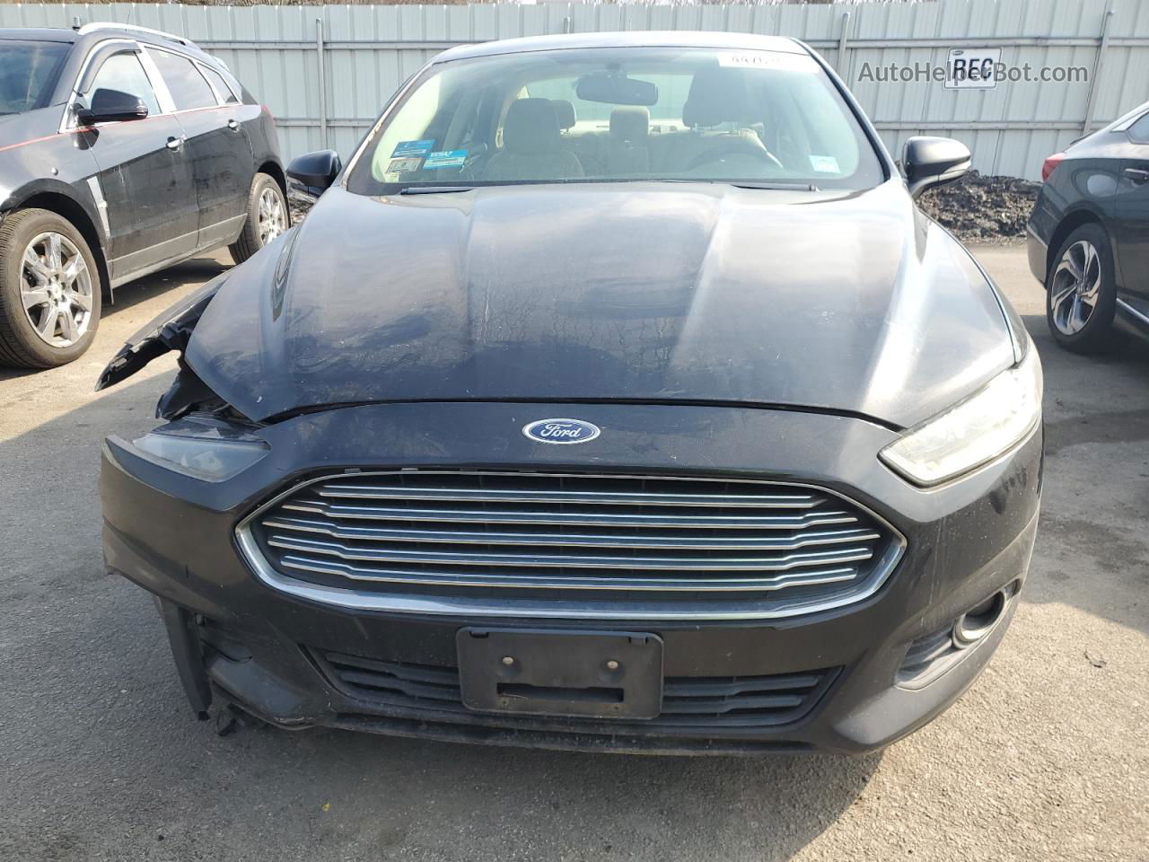 2013 Ford Fusion Se Hybrid Black vin: 3FA6P0LU8DR275728