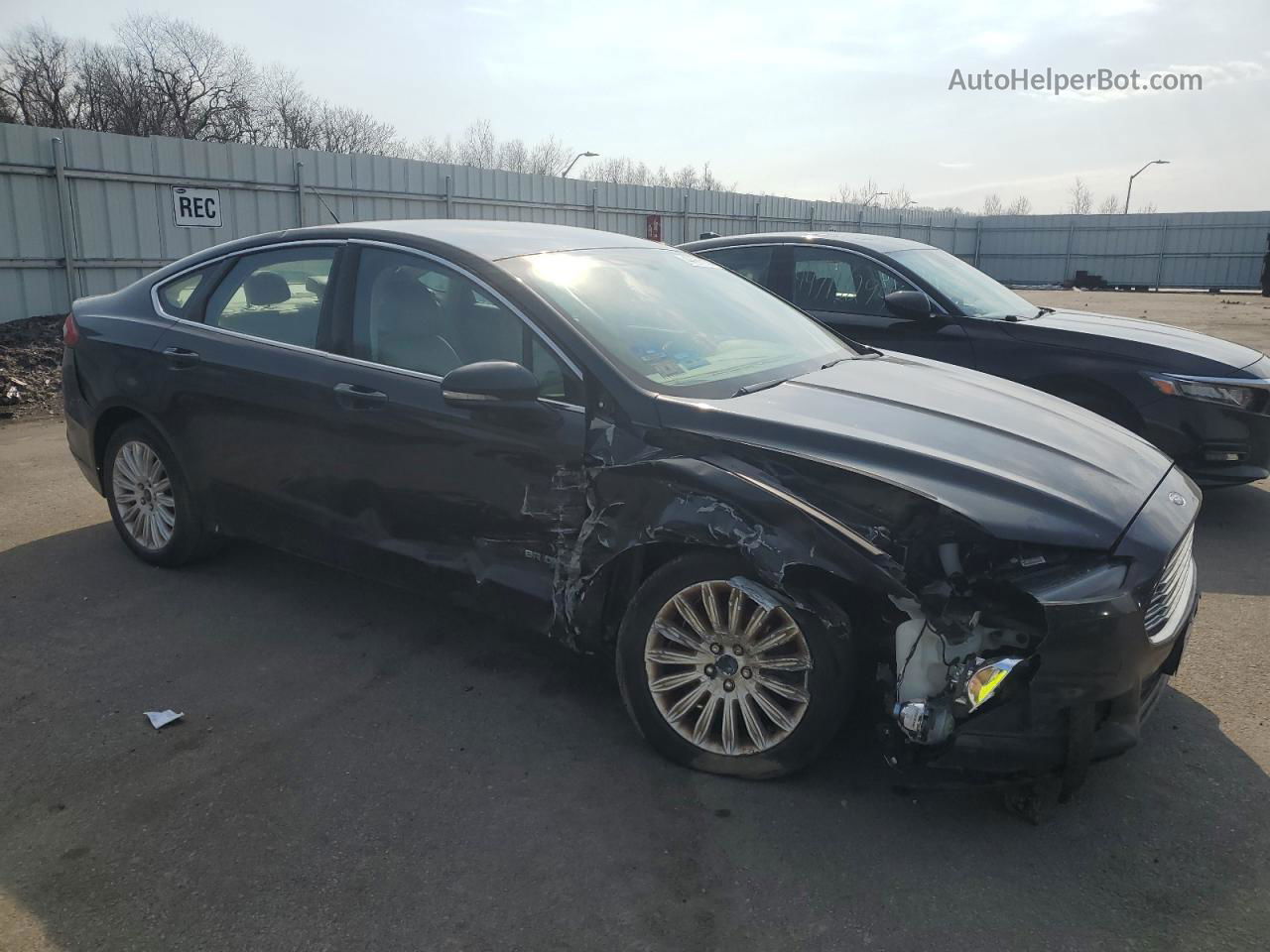 2013 Ford Fusion Se Hybrid Black vin: 3FA6P0LU8DR275728