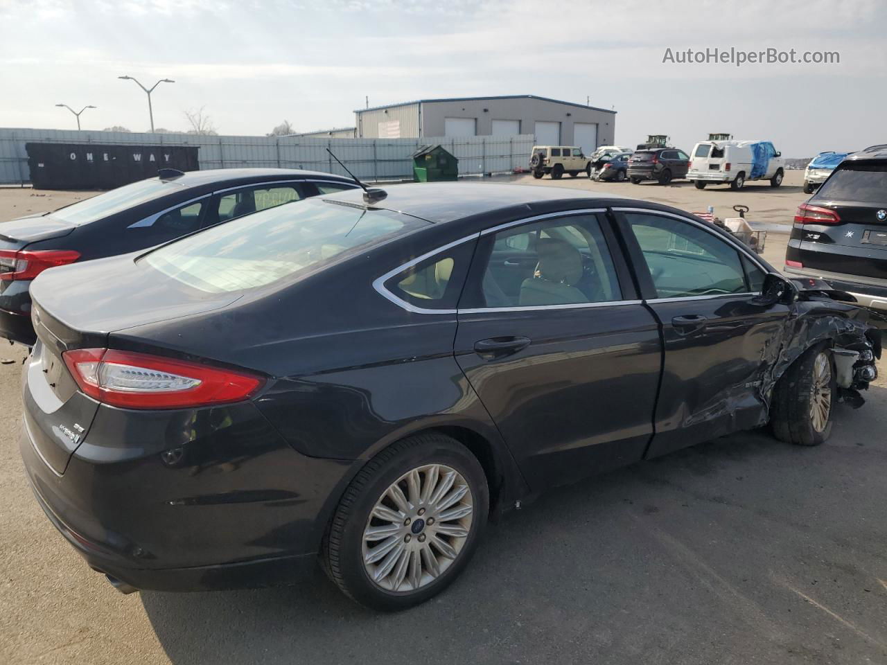 2013 Ford Fusion Se Hybrid Black vin: 3FA6P0LU8DR275728