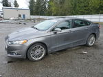 2014 Ford Fusion Se Hybrid Gray vin: 3FA6P0LU8ER380321