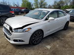 2016 Ford Fusion Se Hybrid White vin: 3FA6P0LU8GR175620