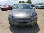 2017 Ford Fusion Se Hybrid Gray vin: 3FA6P0LU8HR319121