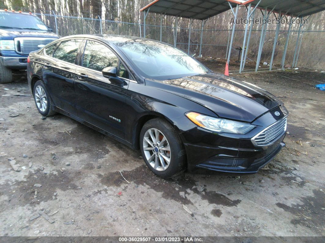 2017 Ford Fusion Hybrid Se Black vin: 3FA6P0LU8HR336713