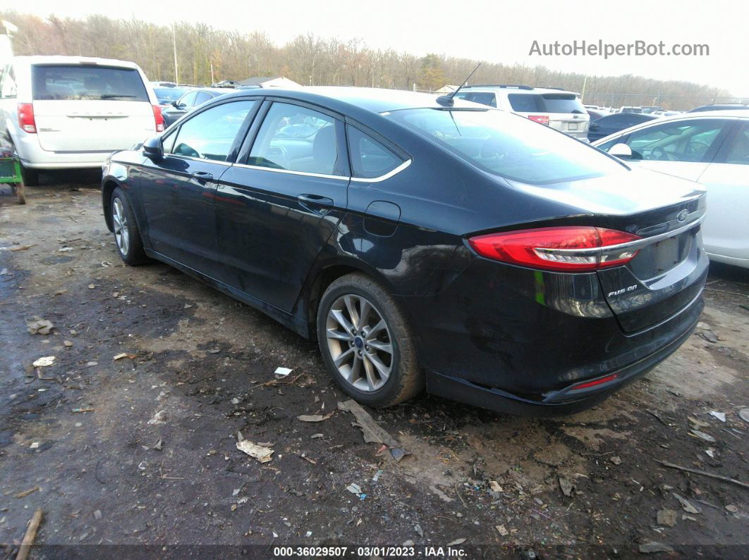 2017 Ford Fusion Hybrid Se Black vin: 3FA6P0LU8HR336713