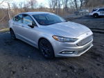 2018 Ford Fusion Se Hybrid Silver vin: 3FA6P0LU8JR128112