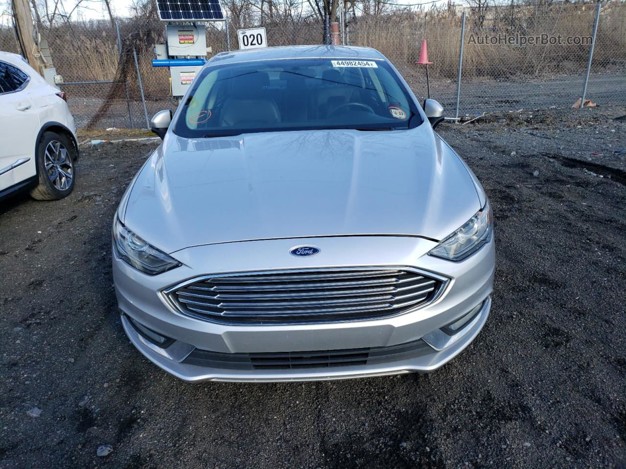 2018 Ford Fusion Se Hybrid Silver vin: 3FA6P0LU8JR128112