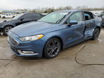 2018 Ford Fusion Se Hybrid Blue vin: 3FA6P0LU8JR138476