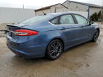 2018 Ford Fusion Se Hybrid Blue vin: 3FA6P0LU8JR138476