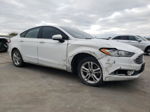 2018 Ford Fusion Se Hybrid Белый vin: 3FA6P0LU8JR172384