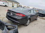 2018 Ford Fusion Se Hybrid Gray vin: 3FA6P0LU8JR248797