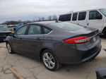 2018 Ford Fusion Se Hybrid Gray vin: 3FA6P0LU8JR248797