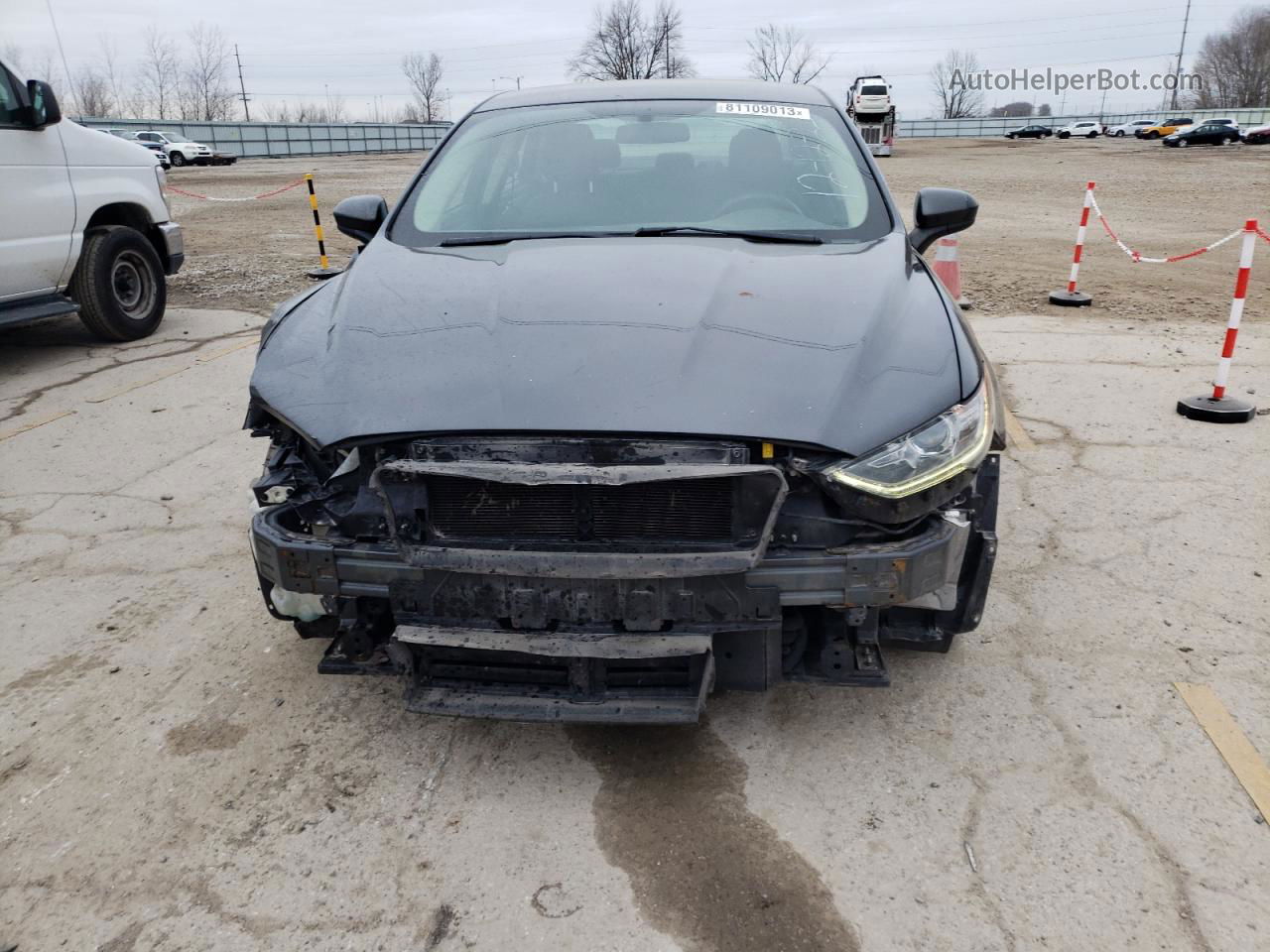 2018 Ford Fusion Se Hybrid Gray vin: 3FA6P0LU8JR248797