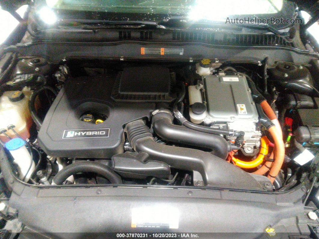 2018 Ford Fusion Hybrid Se Black vin: 3FA6P0LU8JR274817