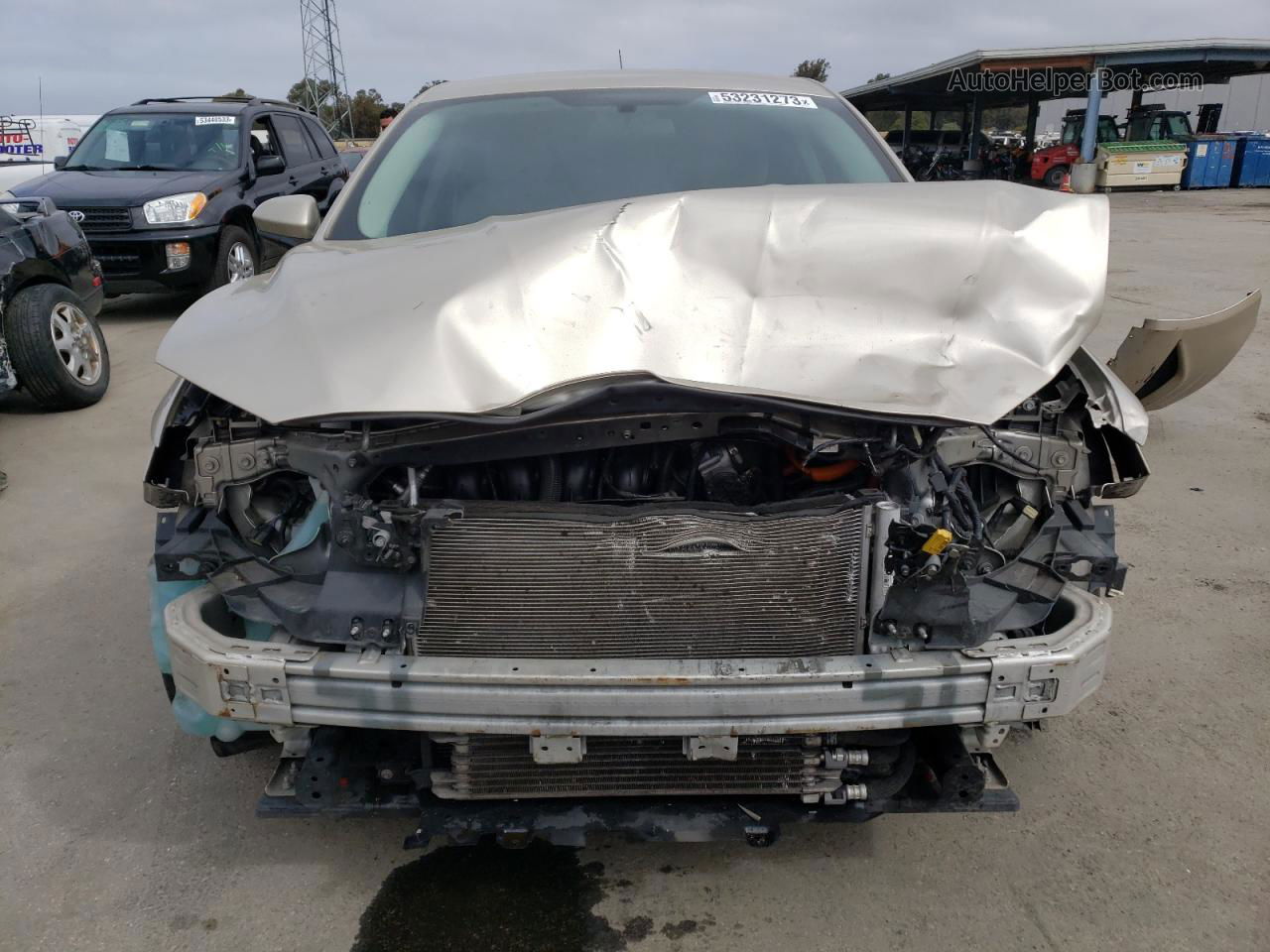 2018 Ford Fusion Se Hybrid Золотой vin: 3FA6P0LU8JR277653