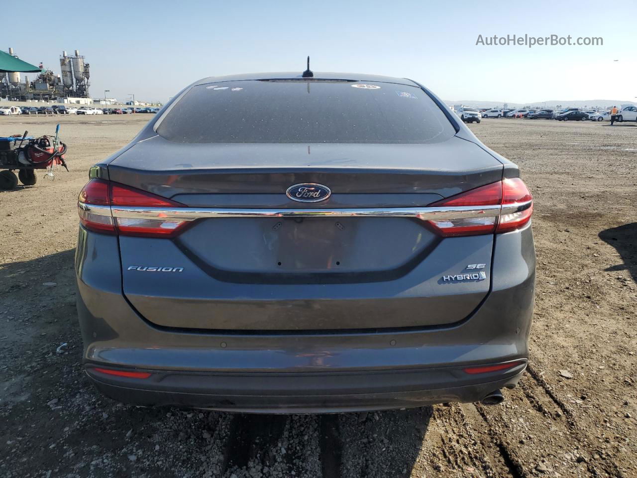 2018 Ford Fusion Se Hybrid Charcoal vin: 3FA6P0LU8JR281377