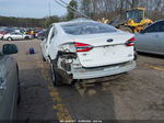 2019 Ford Fusion Hybrid Se White vin: 3FA6P0LU8KR137507