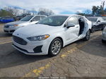 2019 Ford Fusion Hybrid Se White vin: 3FA6P0LU8KR137507