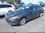 2019 Ford Fusion Hybrid Se Gray vin: 3FA6P0LU8KR174430