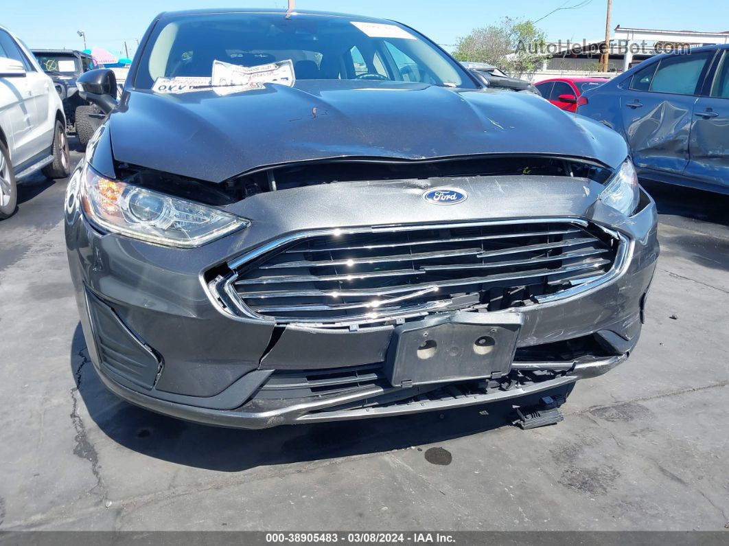 2019 Ford Fusion Hybrid Se Gray vin: 3FA6P0LU8KR174430