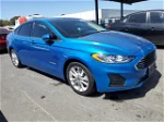 2019 Ford Fusion Se Blue vin: 3FA6P0LU8KR201903