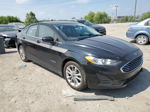 2019 Ford Fusion Se Black vin: 3FA6P0LU8KR204784