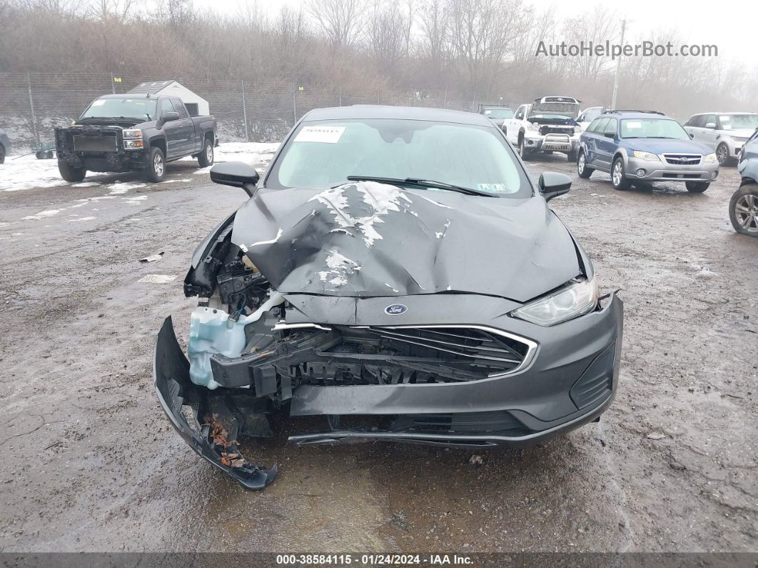 2019 Ford Fusion Hybrid Se Gray vin: 3FA6P0LU8KR212951