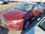 2019 Ford Fusion Se Red vin: 3FA6P0LU8KR220435