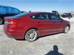 2019 Ford Fusion Se Red vin: 3FA6P0LU8KR220435