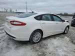 2013 Ford Fusion Se Hybrid White vin: 3FA6P0LU9DR109203