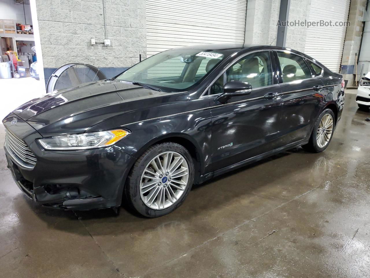 2013 Ford Fusion Se Hybrid Черный vin: 3FA6P0LU9DR325469