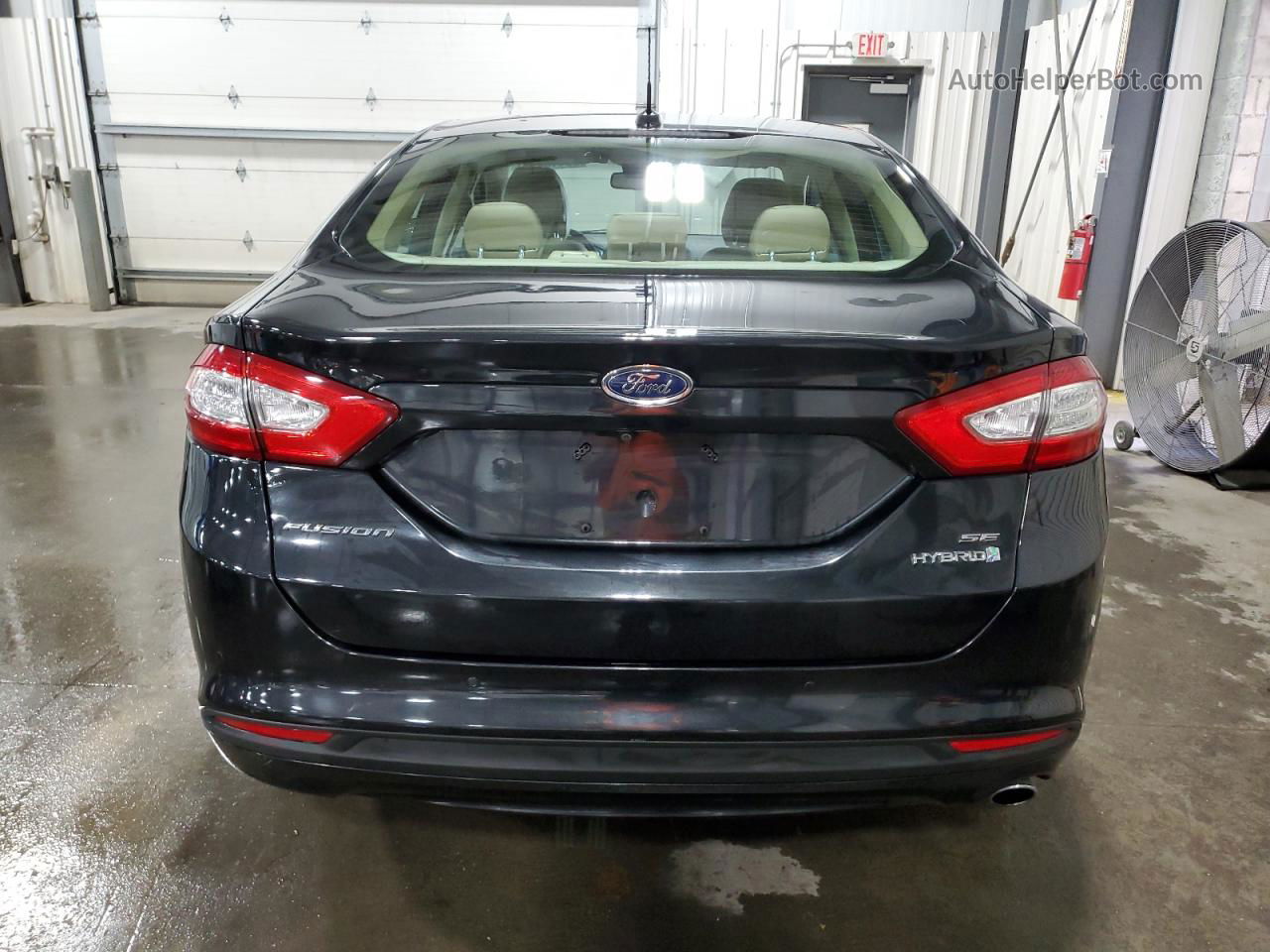 2013 Ford Fusion Se Hybrid Черный vin: 3FA6P0LU9DR325469