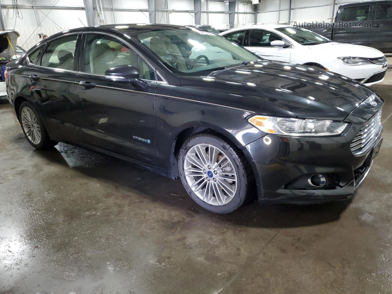 2013 Ford Fusion Se Hybrid Черный vin: 3FA6P0LU9DR325469