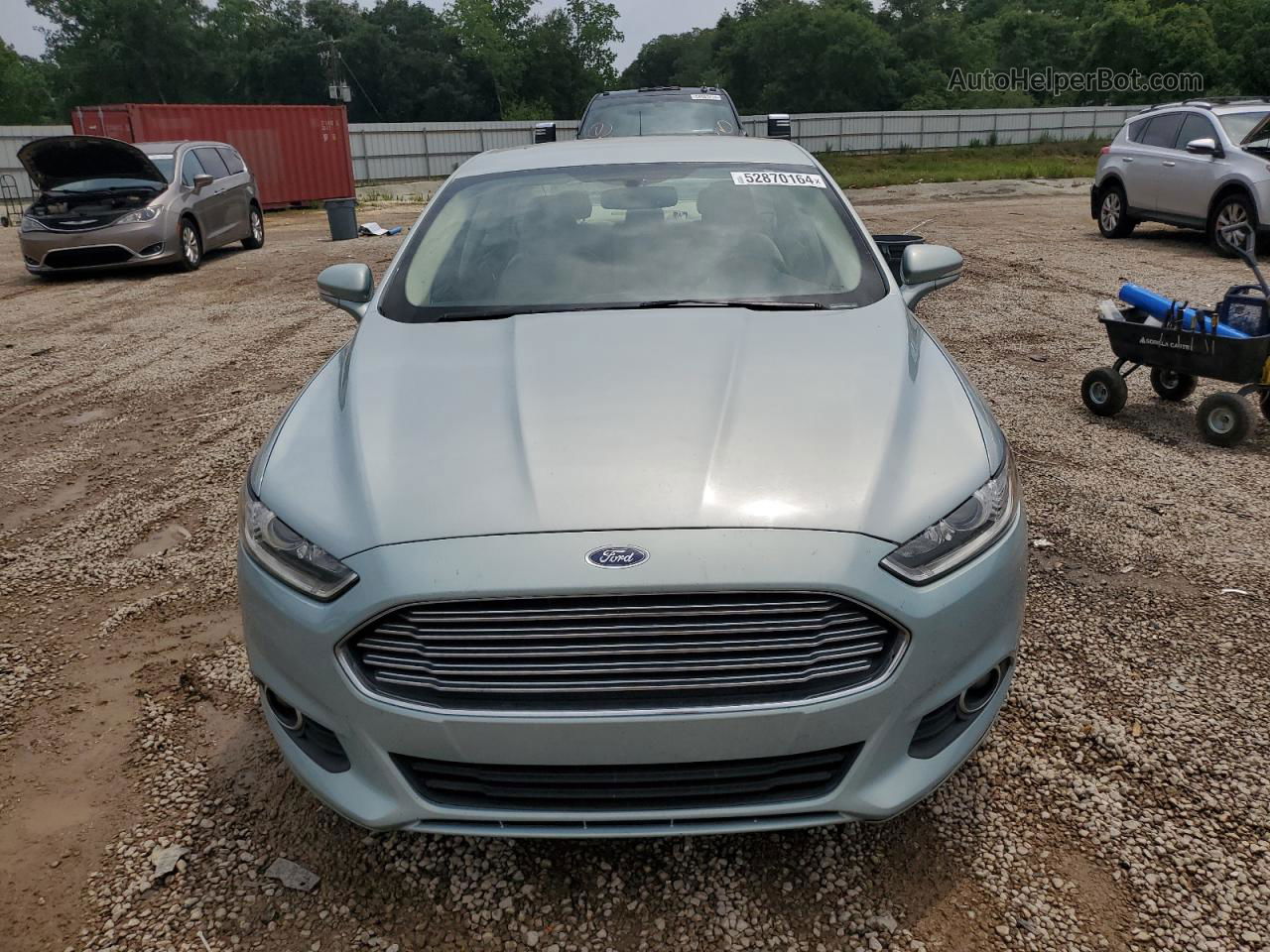 2014 Ford Fusion Se Hybrid Blue vin: 3FA6P0LU9ER190821