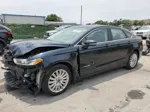 2014 Ford Fusion Se Hybrid Blue vin: 3FA6P0LU9ER208198