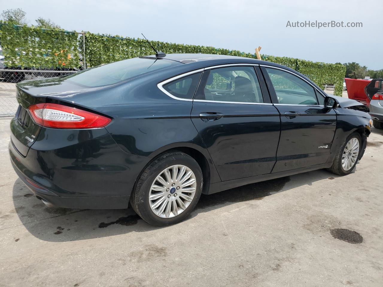 2014 Ford Fusion Se Hybrid Blue vin: 3FA6P0LU9ER208198