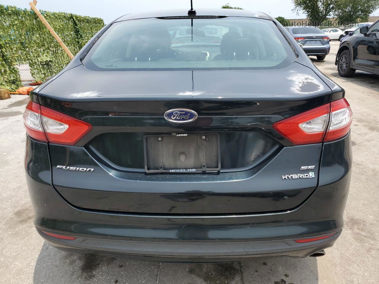 2014 Ford Fusion Se Hybrid Blue vin: 3FA6P0LU9ER208198