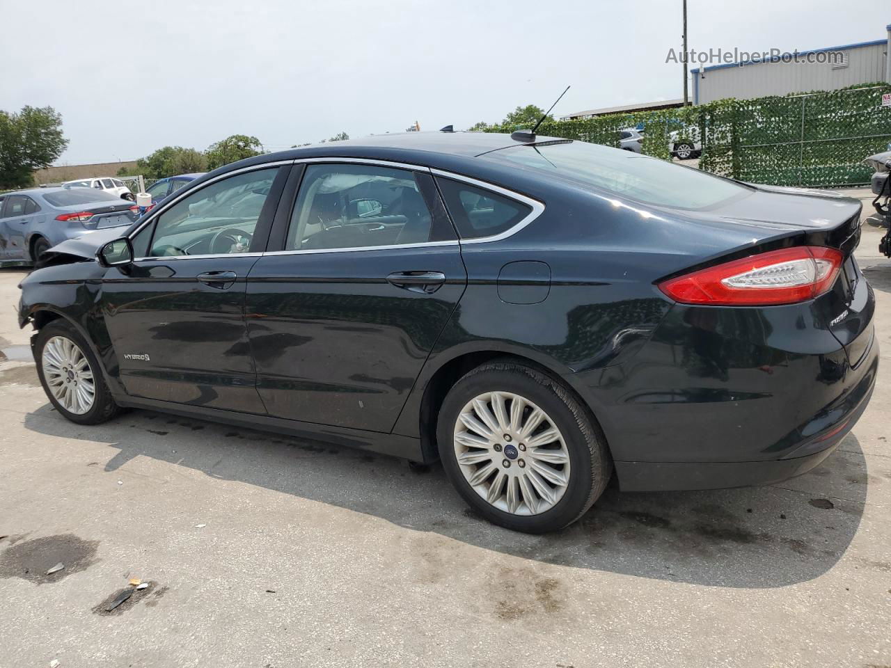 2014 Ford Fusion Se Hybrid Blue vin: 3FA6P0LU9ER208198