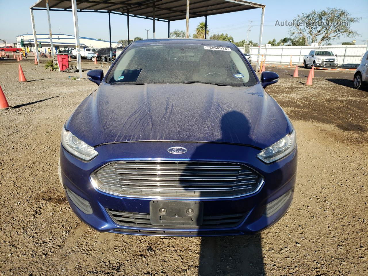 2014 Ford Fusion Se Hybrid Blue vin: 3FA6P0LU9ER347540