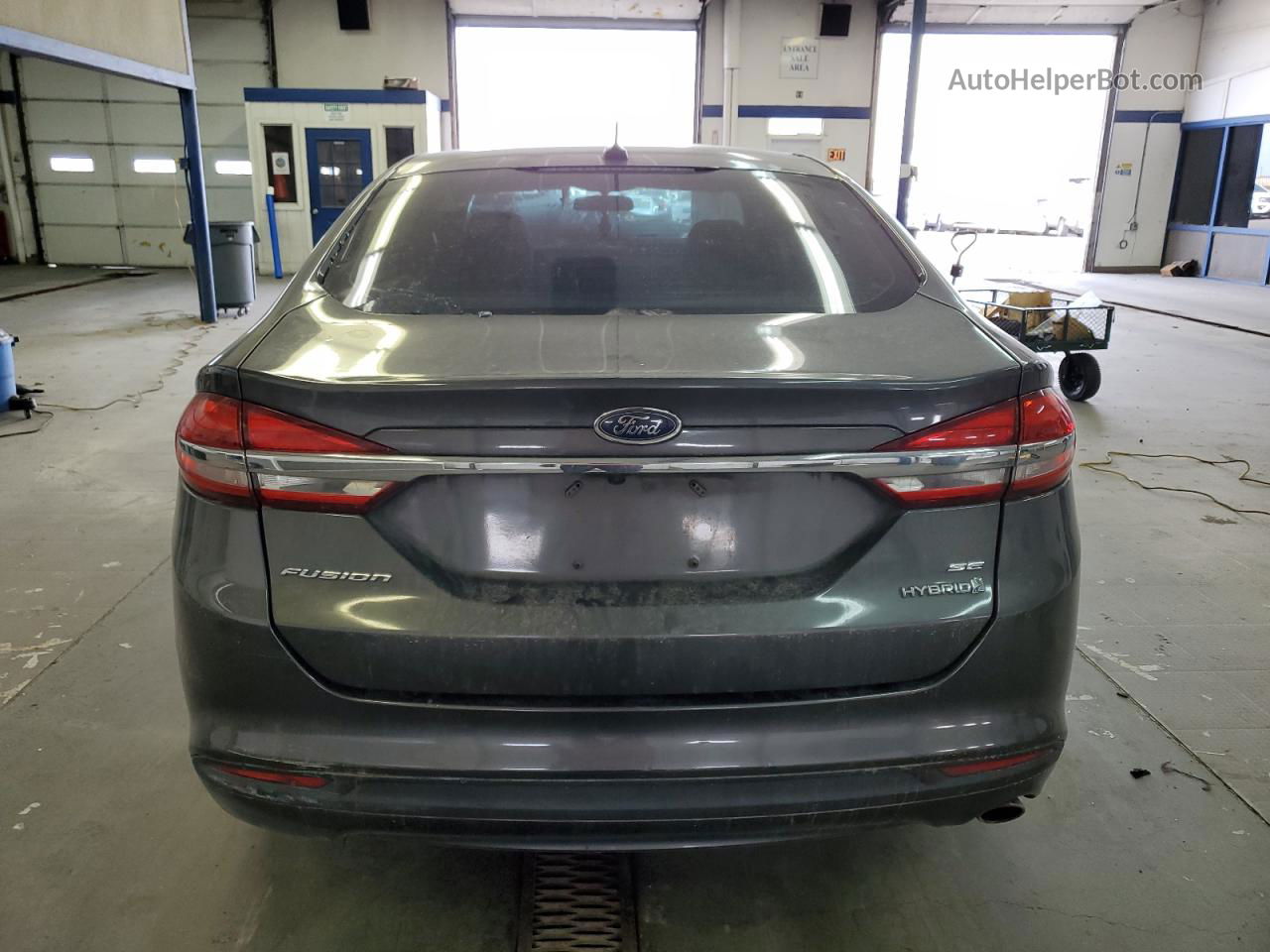 2017 Ford Fusion Se Hybrid Угольный vin: 3FA6P0LU9HR232943