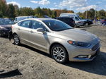 2017 Ford Fusion Se Hybrid Желто-коричневый vin: 3FA6P0LU9HR303476