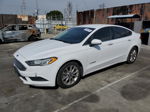 2017 Ford Fusion Se Hybrid White vin: 3FA6P0LU9HR344707