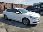 2017 Ford Fusion Se Hybrid White vin: 3FA6P0LU9HR344707