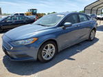 2018 Ford Fusion Se Hybrid Blue vin: 3FA6P0LU9JR138485