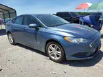 2018 Ford Fusion Se Hybrid Blue vin: 3FA6P0LU9JR138485