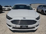 2018 Ford Fusion Se Hybrid White vin: 3FA6P0LU9JR172295