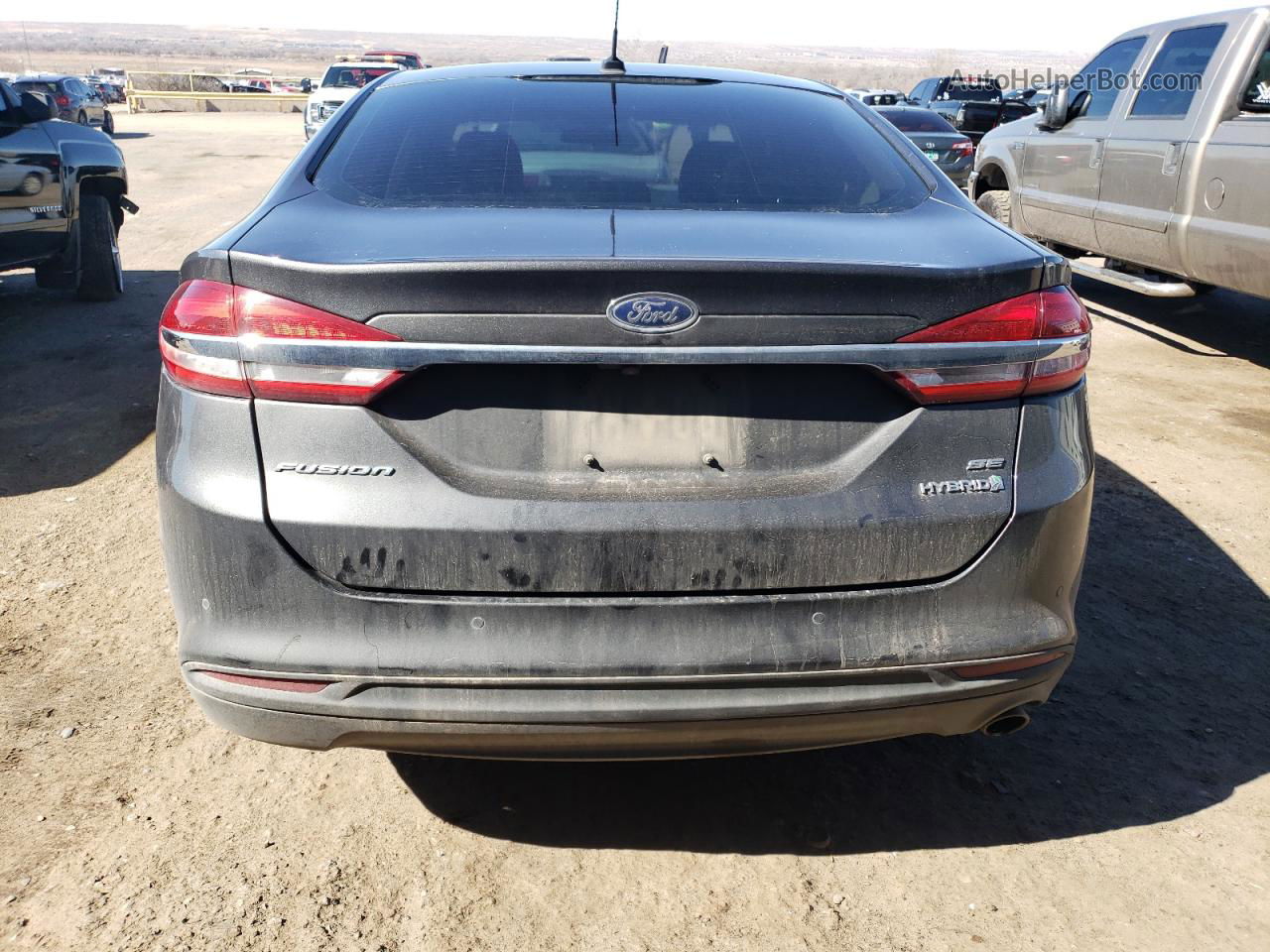 2018 Ford Fusion Se Hybrid Black vin: 3FA6P0LU9JR262286