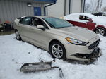 2018 Ford Fusion Se Hybrid Beige vin: 3FA6P0LU9JR274129