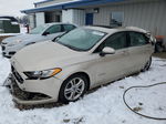 2018 Ford Fusion Se Hybrid Beige vin: 3FA6P0LU9JR274129